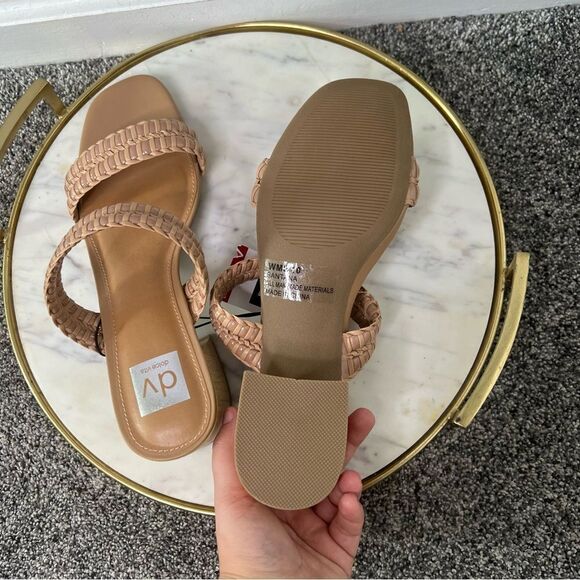 Sz 10 DV Dolce Vita Tan Santana Open Toe Sandals NWT $78 MSRP - Picture 10 of 12